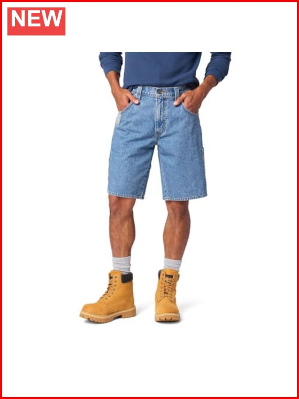 Mens Carpenter Shorts Low Rise Utility Hammer Loop 11 Inseam Big & Tall